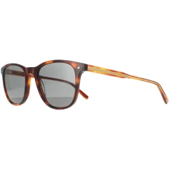 Lacoste Sunglasses L602SNDP 218 Havana Blonde Grey Polarized