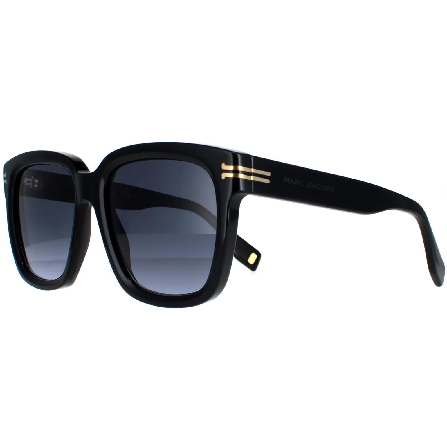 Marc Jacobs Sunglasses 1035/S RHL/9O Black and Gold Grey Gradient