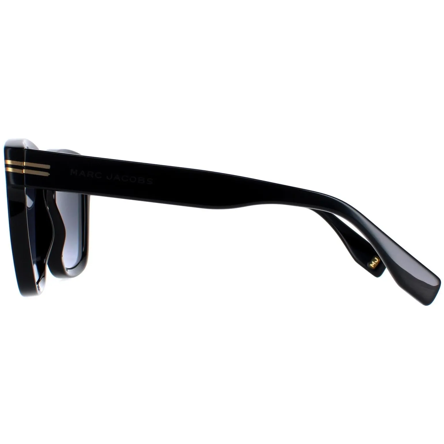Marc Jacobs Sunglasses 1035/S RHL/9O Black and Gold Grey Gradient