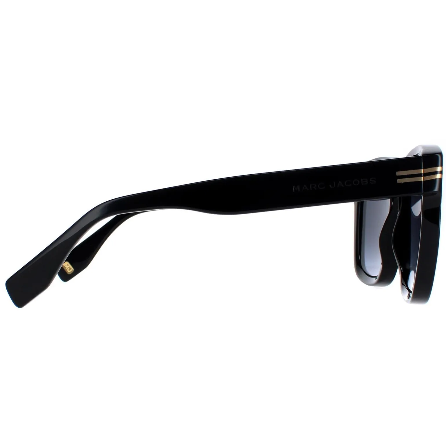 Marc Jacobs Sunglasses 1035/S RHL/9O Black and Gold Grey Gradient