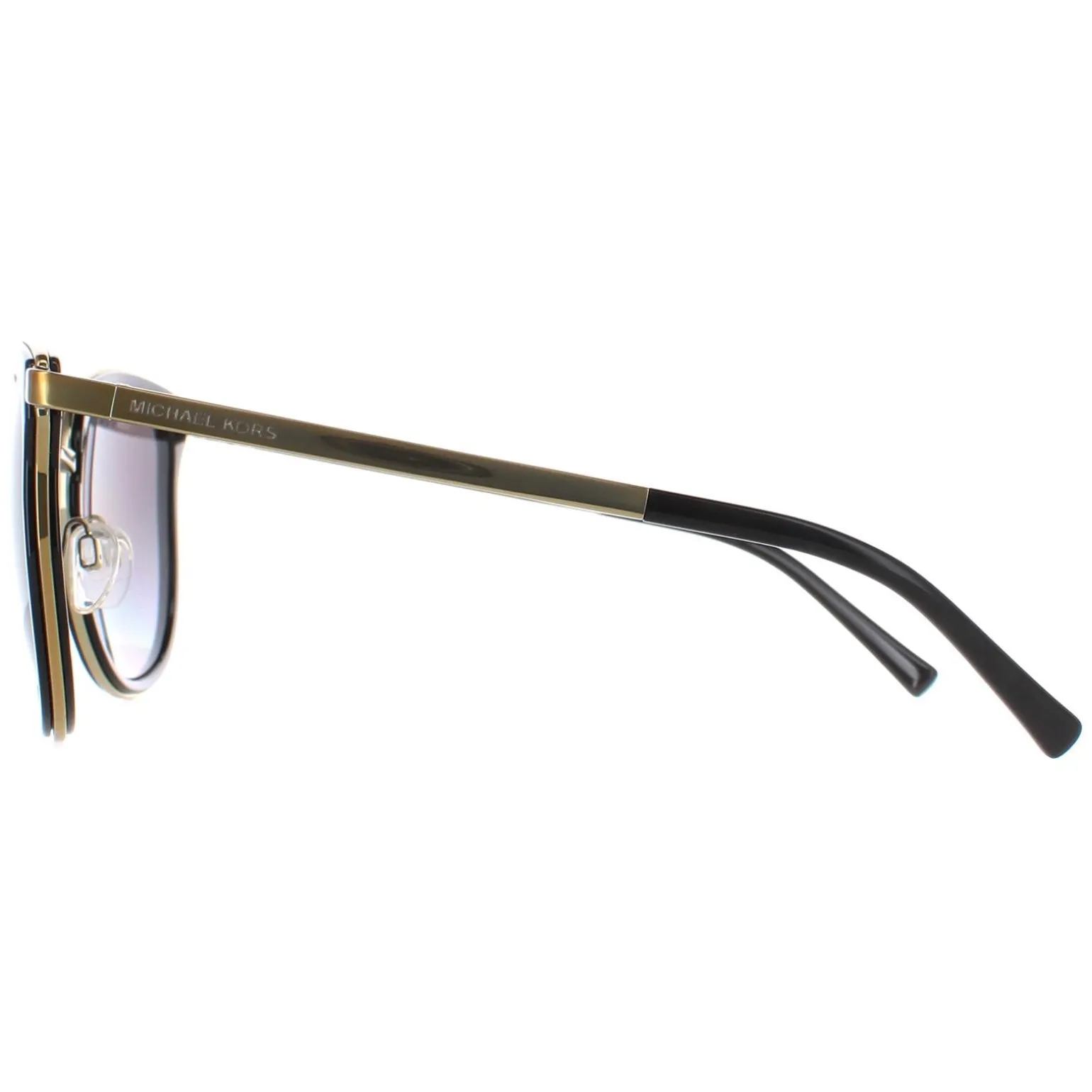 Michael Kors Sunglasses Adrianna 1 1010 1100T3 Black Gold Grey Gradien