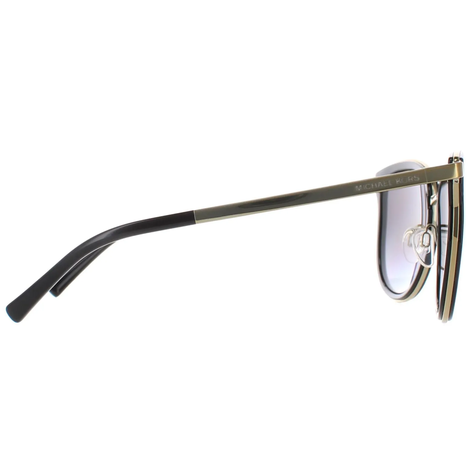Michael Kors Sunglasses Adrianna 1 1010 1100T3 Black Gold Grey Gradien