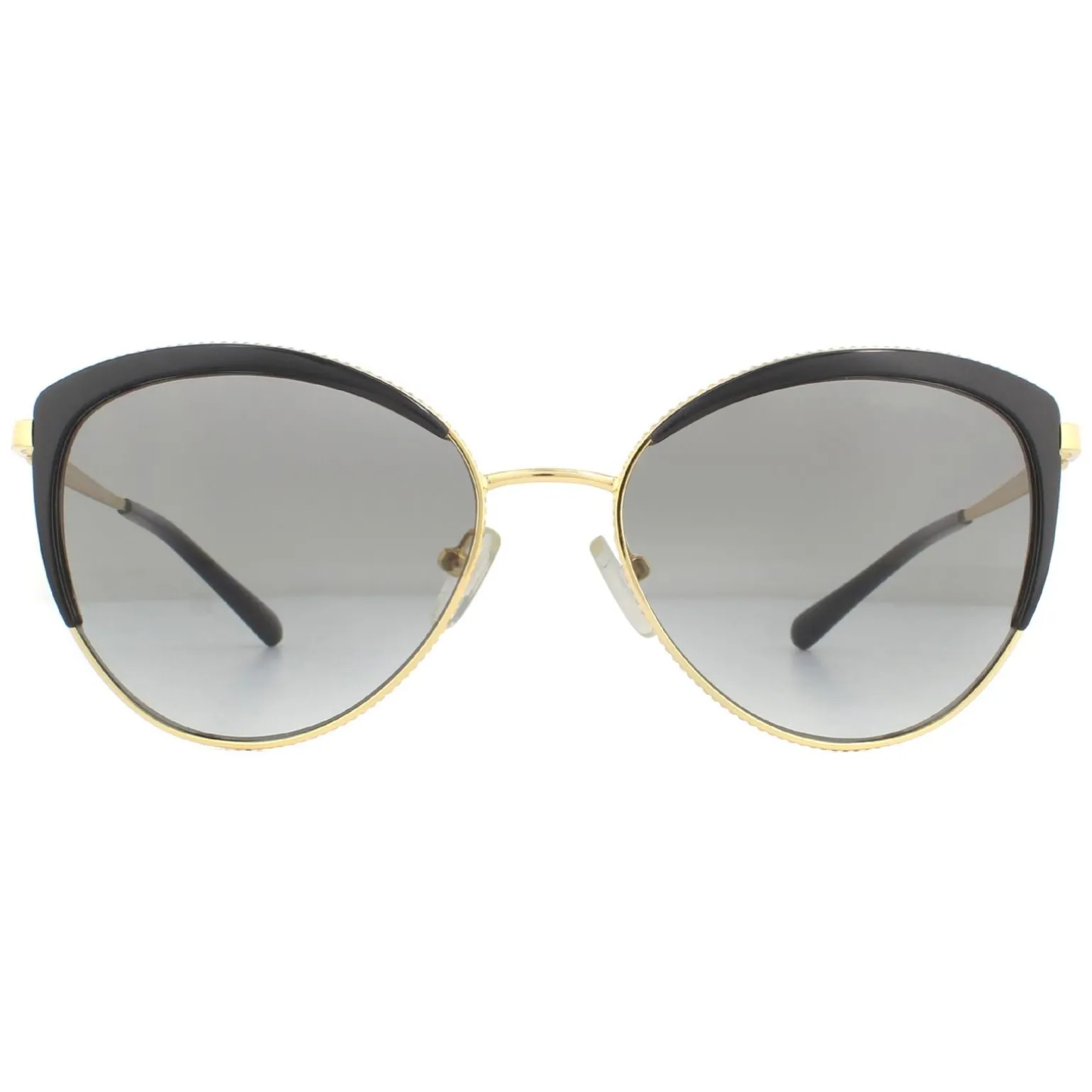 Michael Kors Sunglasses Biscayne MK1046 110011 Light Gold Black Dark G