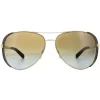 Michael Kors Sunglasses Chelsea 5004 1014/T5 Gold Dark Chocolate Brown