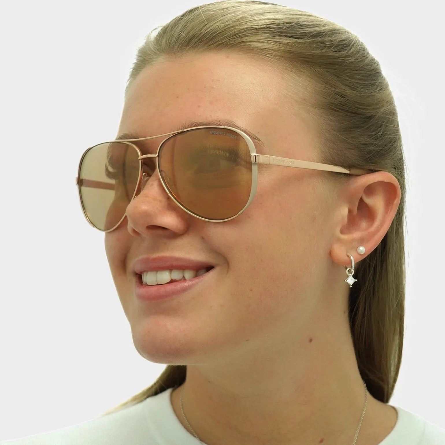 Michael Kors Sunglasses Chelsea 5004 1017R1 Polished Rose Gold Rose Go