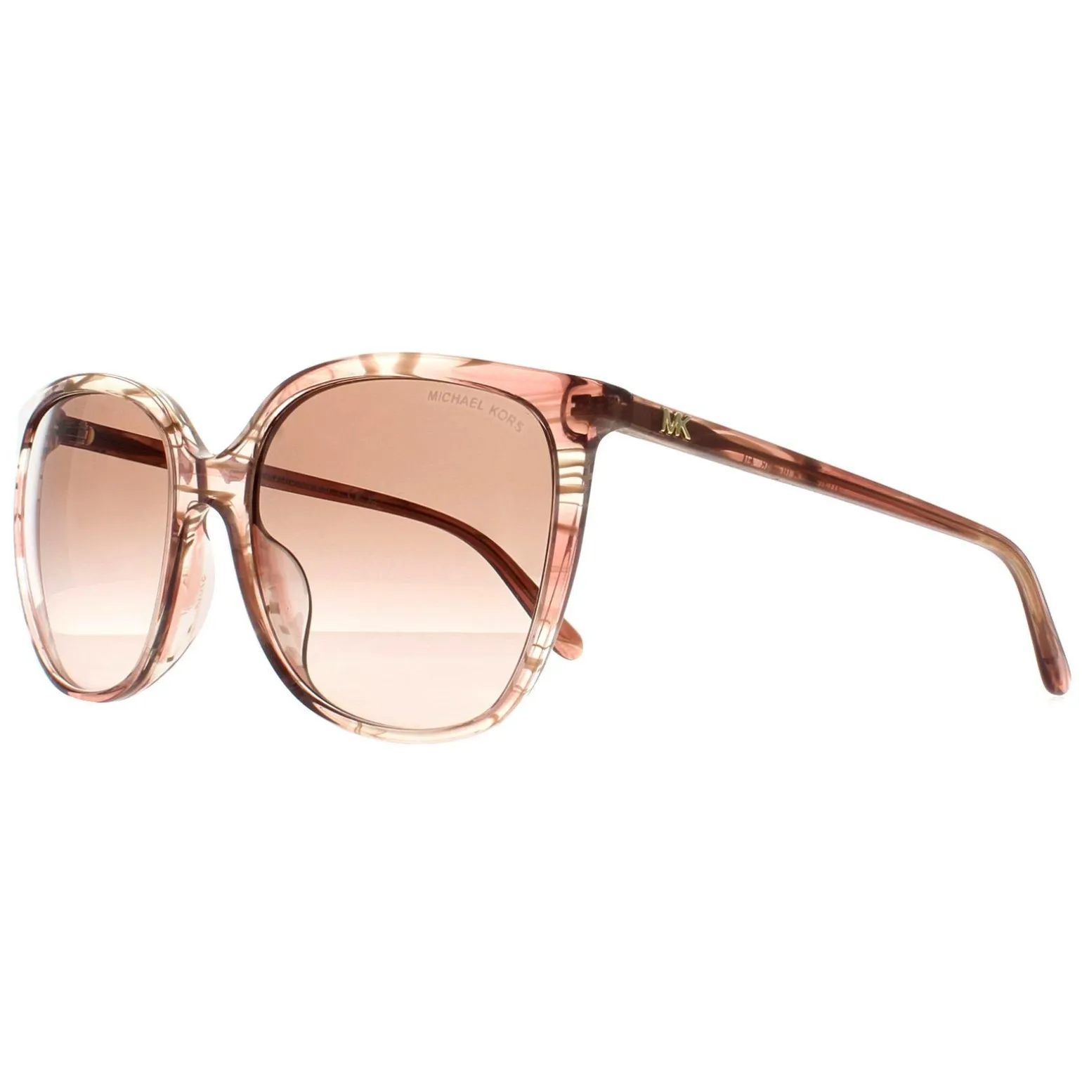 Michael Kors Sunglasses MK2137U 317513 Rose Transparent Brown Pink Gra