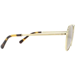 Michael Kors Sunglasses MK1045 10142O Gold Brown Mirror Polarized