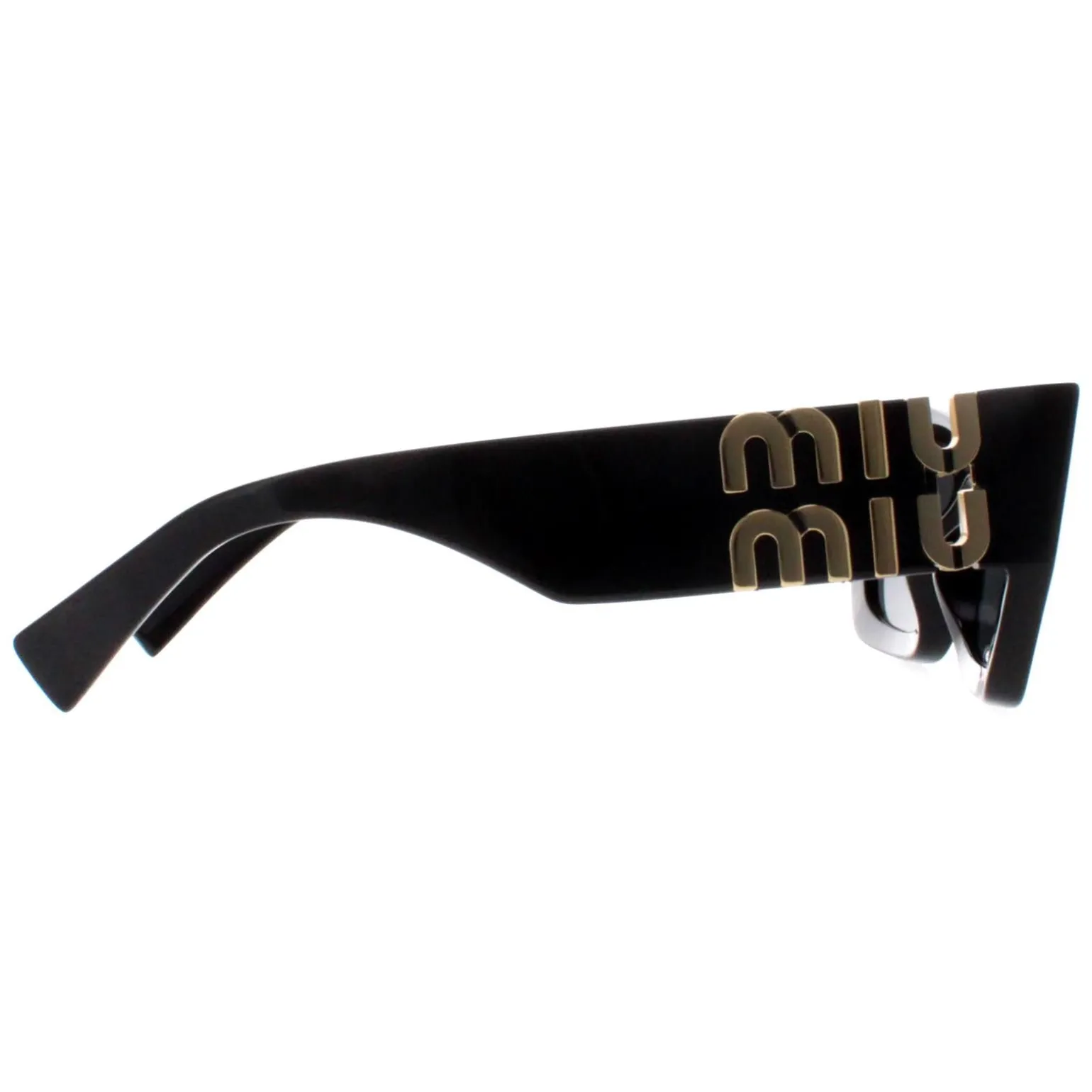Miu Miu Sunglasses MU09WS 1AB5S0 Black Dark Grey
