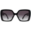 Miu Miu Sunglasses MU10YS 1AB5D1 Black Grey Gradient