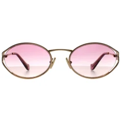 Miu Miu Sunglasses MU52YS 5AK06S Gold Brown Gradient Violet