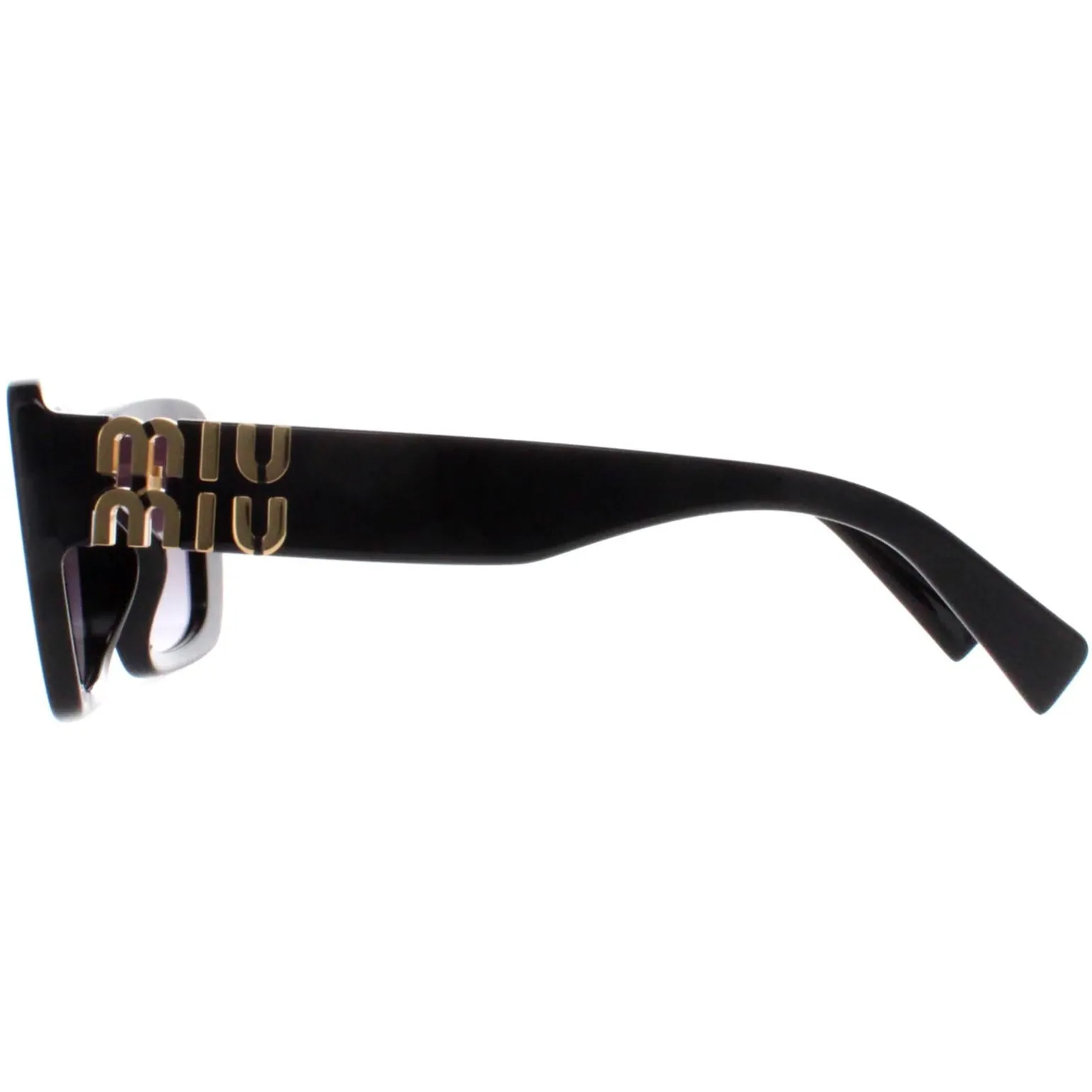 Miu Miu Sunglasses MU07YS 1AB5D1 Black Grey Gradient