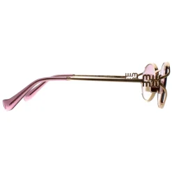 Miu Miu Sunglasses MU52YS 5AK06S Gold Brown Gradient Violet