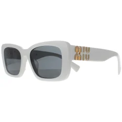 Miu Miu Sunglasses MU07YS 1425S0 White Dark Grey