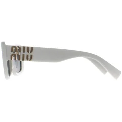 Miu Miu Sunglasses MU07YS 1425S0 White Dark Grey