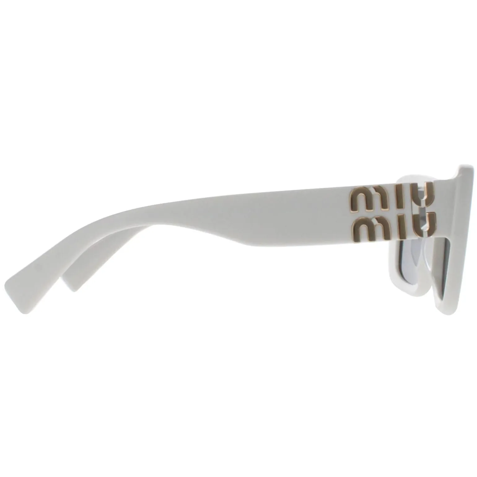 Miu Miu Sunglasses MU07YS 1425S0 White Dark Grey