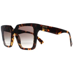 Miu Miu Sunglasses MU03YS VAU0A7 Honey Havana Gradient Grey