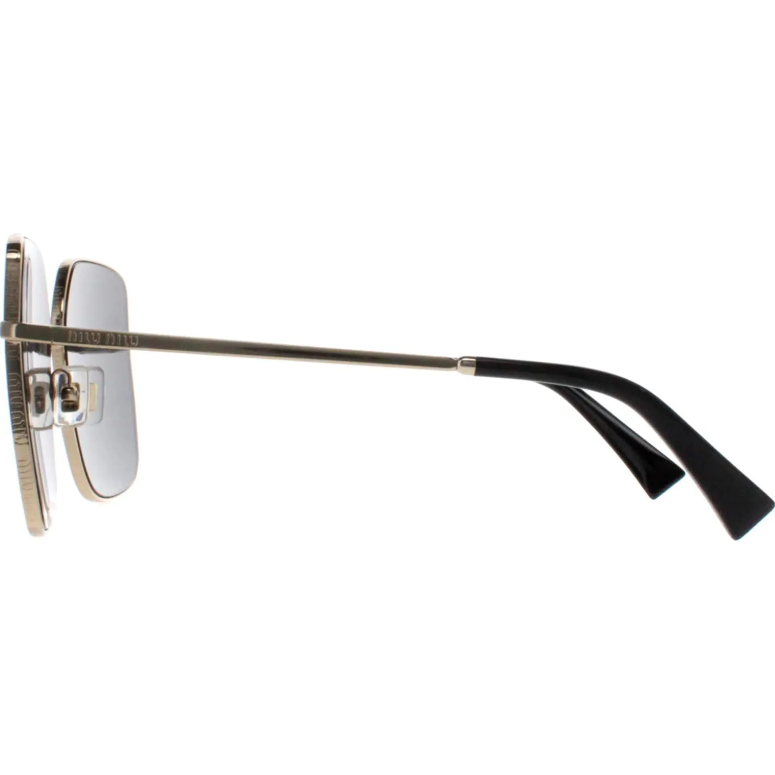 Miu Miu Sunglasses MU51YS ZVN5S0 Pale Gold Dark Grey