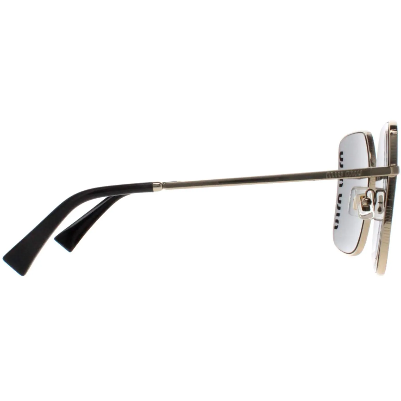 Miu Miu Sunglasses MU51YS ZVN5S0 Pale Gold Dark Grey