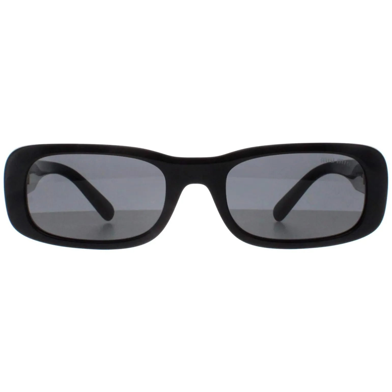 Miu Miu Sunglasses MU08ZS 1AB5S0 Black Dark Grey