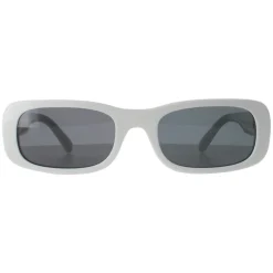 Miu Miu Sunglasses MU08ZS 1425S0 White Ivory Dark Grey
