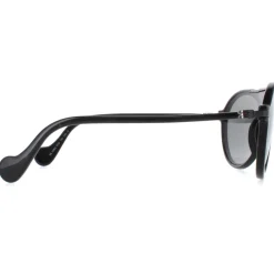 Moncler Sunglasses ML0053 01B Black Grey Mirror