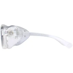 Moncler Sunglasses ML0046 26C Crystal Silver Grey Silver Mirror