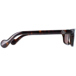 Moncler Sunglasses ML0116 52C Dark Havana Smoke Mirror