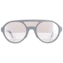 Moncler Sunglasses ML0052 22C Grey Crystal Grey Mirror