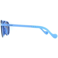 Moncler Sunglasses ML0063 90C Light Blue Blue Mirror