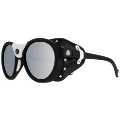 Moncler Sunglasses ML0046 02C Matte Black Smoke Mirror