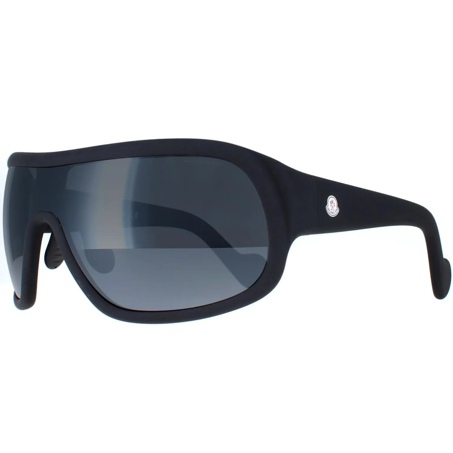 Moncler Sunglasses ML0048 02C Matte Black Smoke Mirror