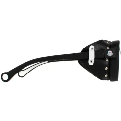 Moncler Sunglasses ML0046 02C Matte Black Smoke Mirror