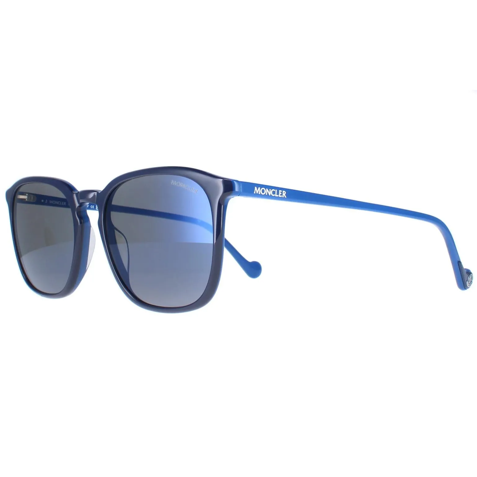 Moncler Sunglasses ML0150 90C Shiny Blue Blue