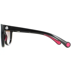 Moncler Sunglasses ML0087 01C Shiny Black Smoke Mirror
