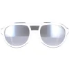 Moncler Sunglasses ML0055 24C White Smoke Mirror