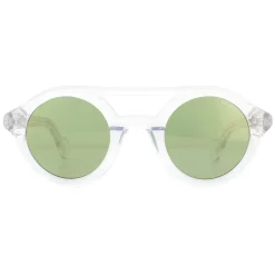 Moncler Sunglasses ML0014 27Q Crystal Green Mirror