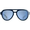 Moncler Sunglasses ML0094 92X Blue Yellow Blue Mirror