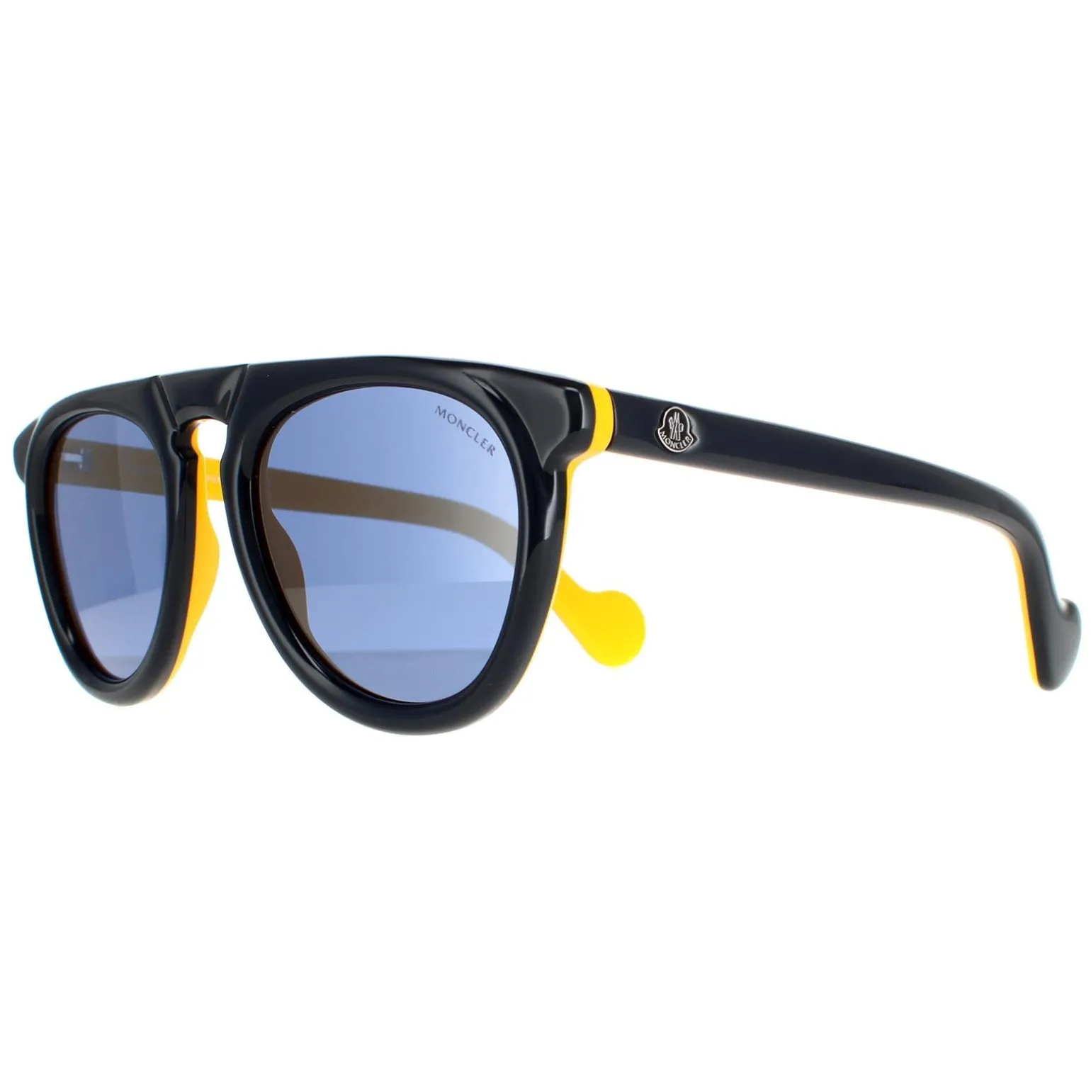 Moncler Sunglasses ML0100 92X Black Yellow Blue
