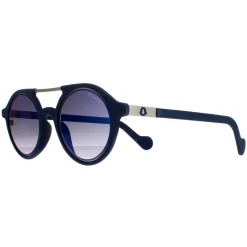 Moncler Sunglasses ML0083 91X Dark Blue Blue Mirror