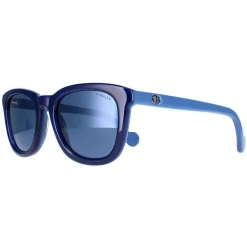 Moncler Sunglasses ML0118 92X Shiny Royal Blue Blue Mirror