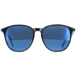 Moncler Sunglasses ML0189-F 92D Shiny Black Blue Polarized