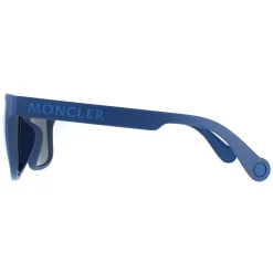 Moncler Sunglasses ML0164-K 91C Matte Blue Blue Mirror