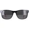 Moncler Sunglasses ML0163-K 05D Black & Red Dark Grey