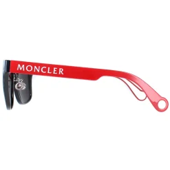Moncler Sunglasses ML0163-K 05D Black & Red Dark Grey