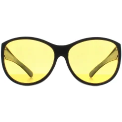 Montana Fit Over Glasses Night Driving Sunglasses FO8 C Matte Black Ye