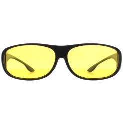 Montana Fit Over Glasses Night Driving Sunglasses FO2 I Matte Black Ye