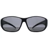 Montana Fit Over Glasses Sunglasses FO4 Matte Black Smoke Polarized