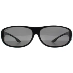 Montana Fit Over Glasses Sunglasses FO2 E Shiny Black Smoke Polarized