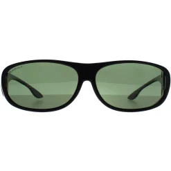 Montana Fit Over Glasses Sunglasses FO2 D Shiny Black G15 Polarized