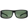 Montana Fit Over Glasses Sunglasses FO5 A Matte Black G15 Polarized